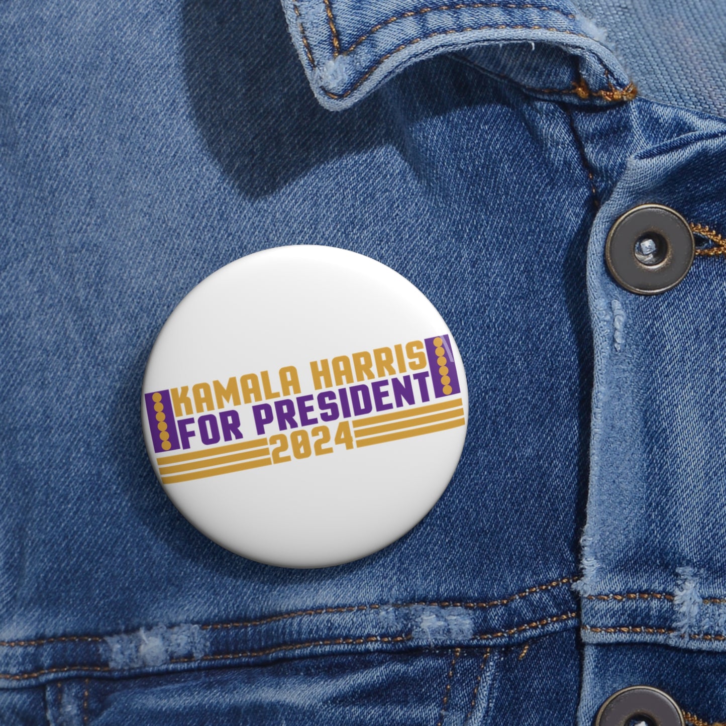 FOR PRESIDENT 2024 PIN BUTTON