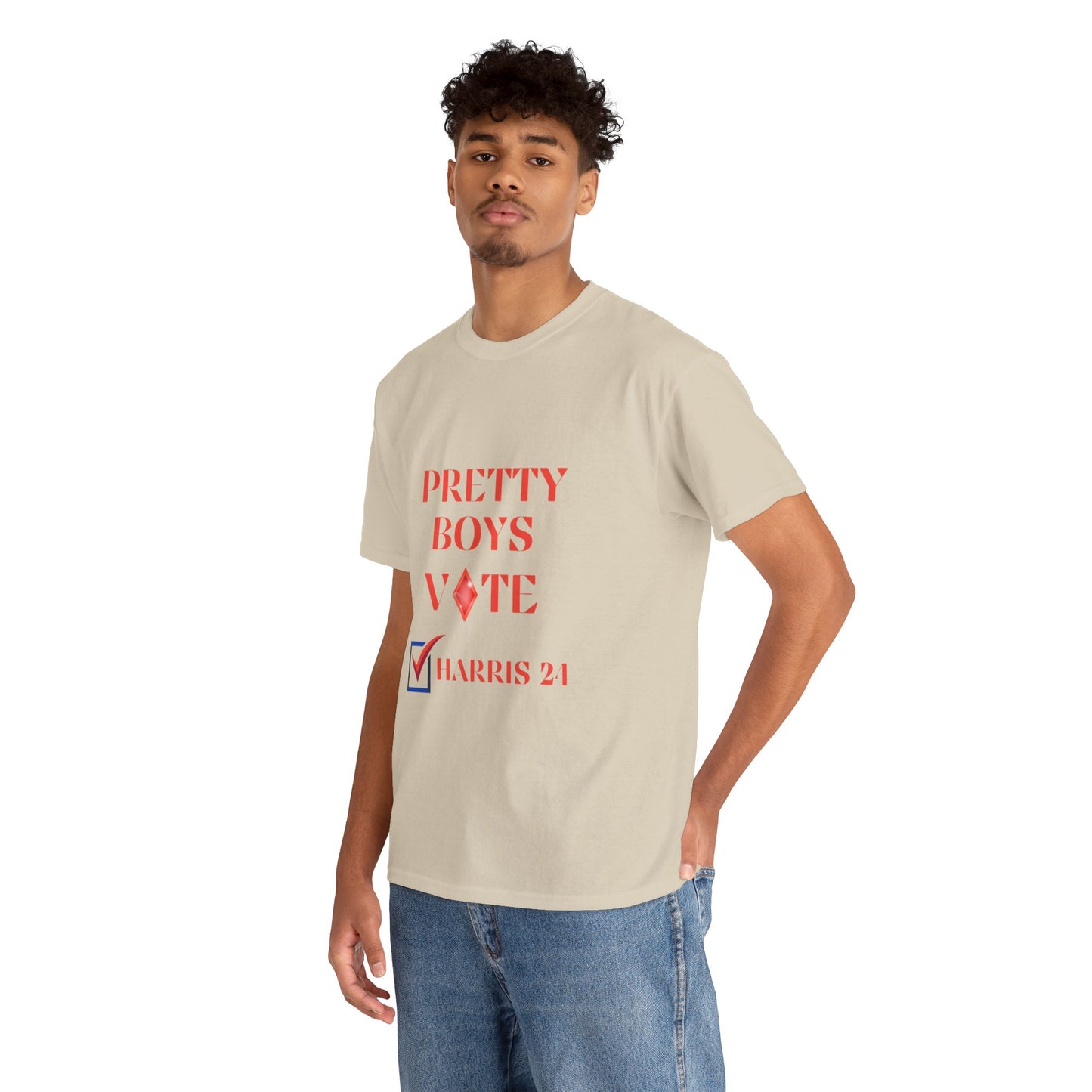 PRETTY BOYS VOTE HARRIS T-SHIRT