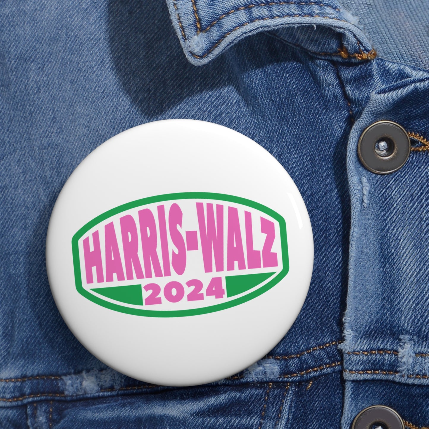 HARRIS WALZ 2024 PIN BUTTON