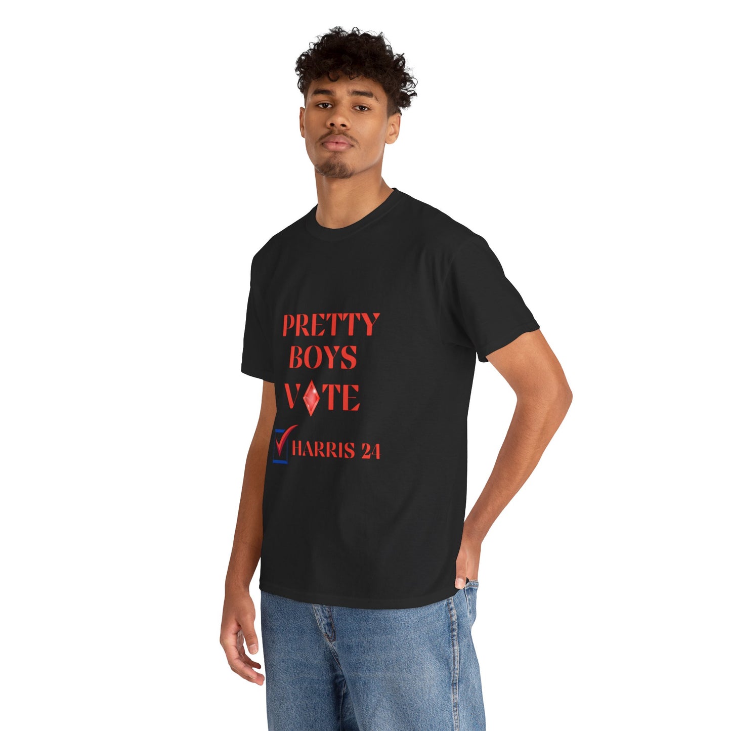 PRETTY BOYS VOTE HARRIS T-SHIRT