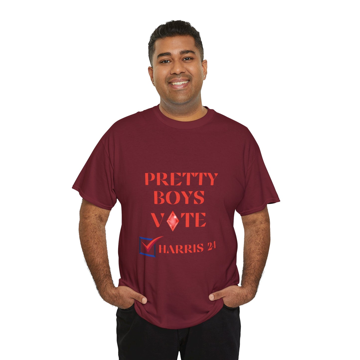 PRETTY BOYS VOTE HARRIS T-SHIRT