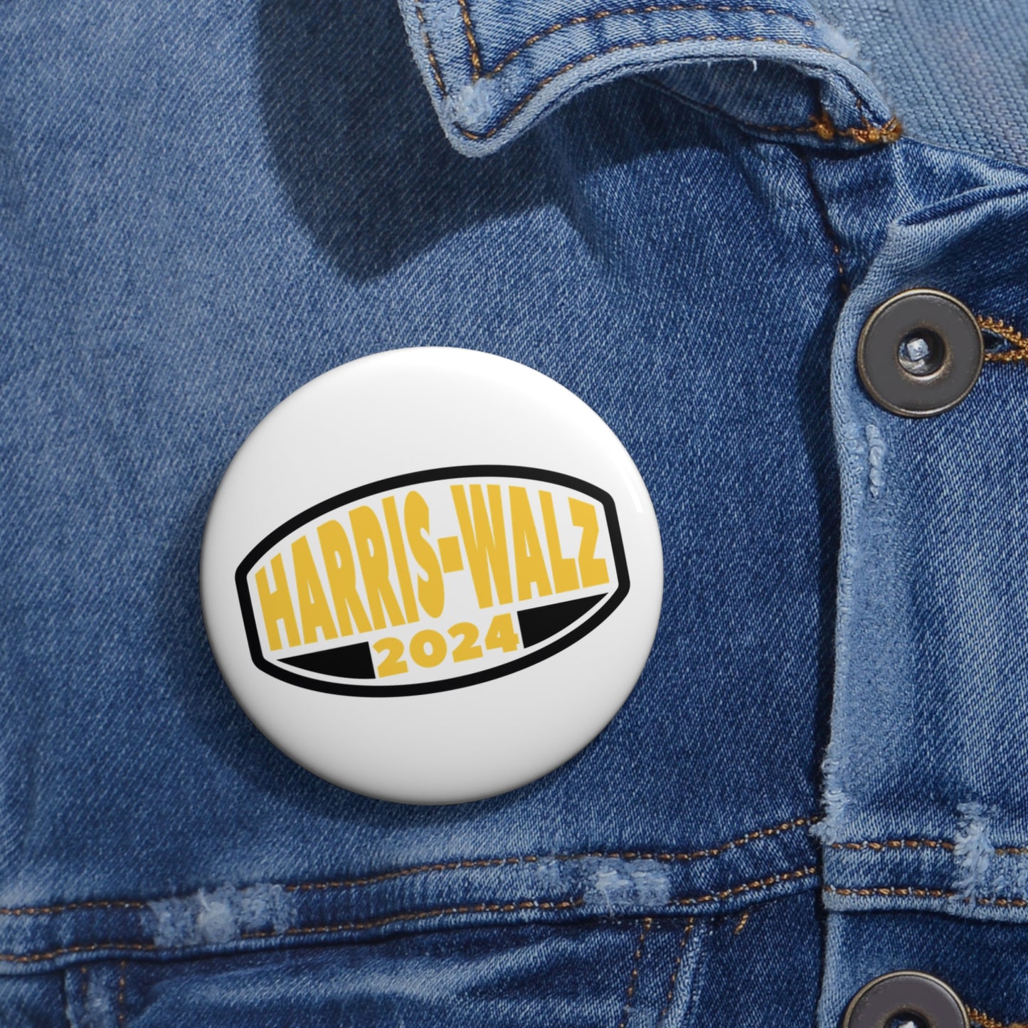 HARRIS WALZ 2024 PIN BUTTON