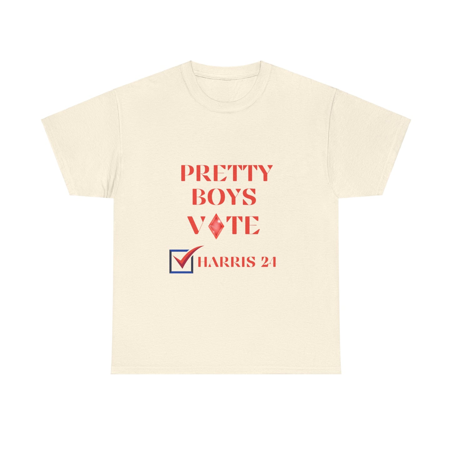 PRETTY BOYS VOTE HARRIS T-SHIRT