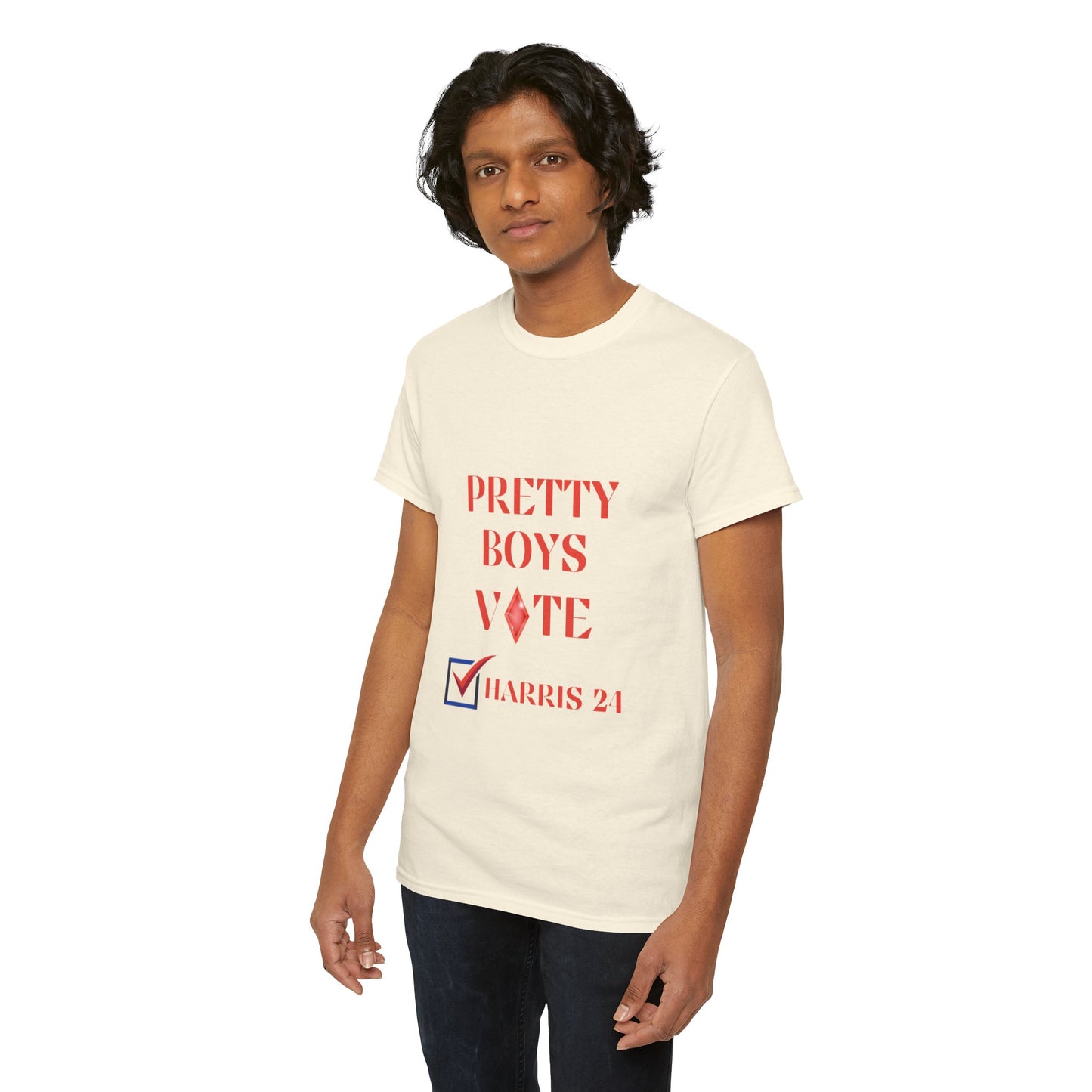 PRETTY BOYS VOTE HARRIS T-SHIRT