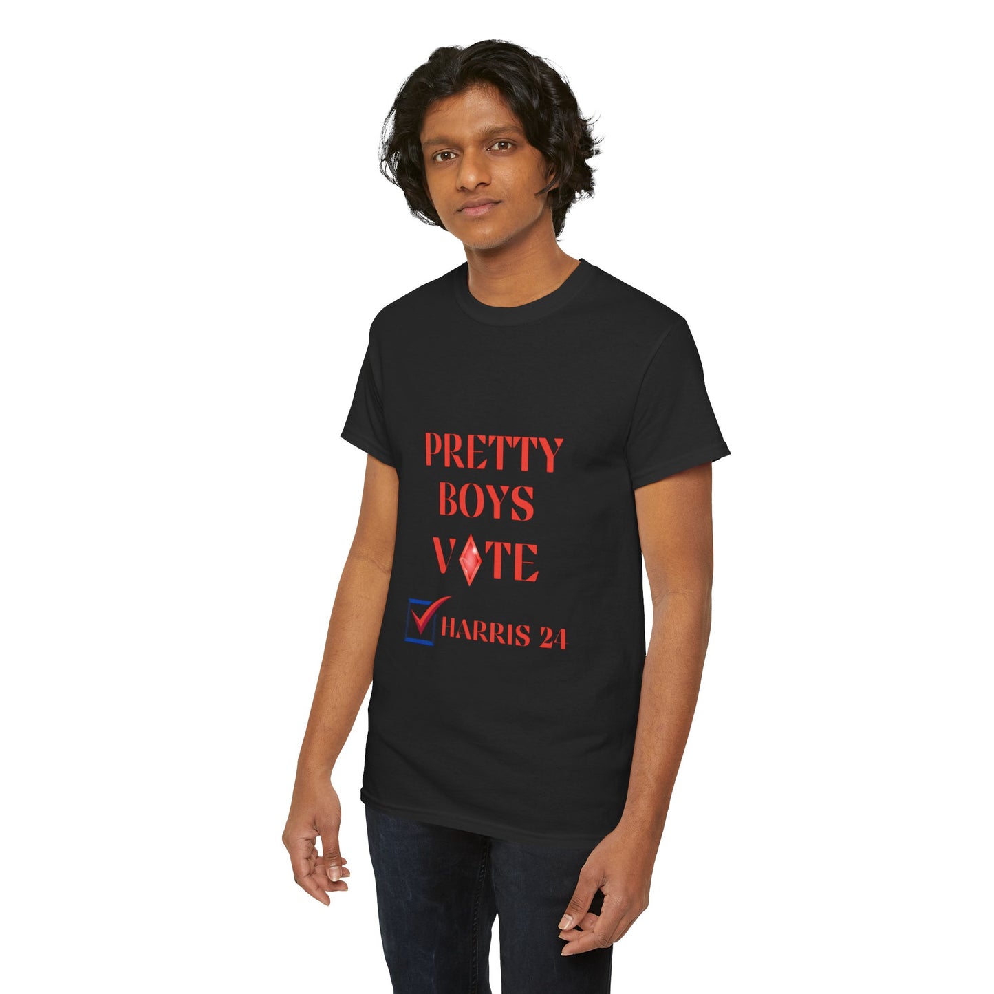 PRETTY BOYS VOTE HARRIS T-SHIRT