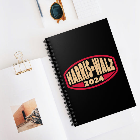 HARRIS WALZ 2024 SPIRAL NOTEBOOK