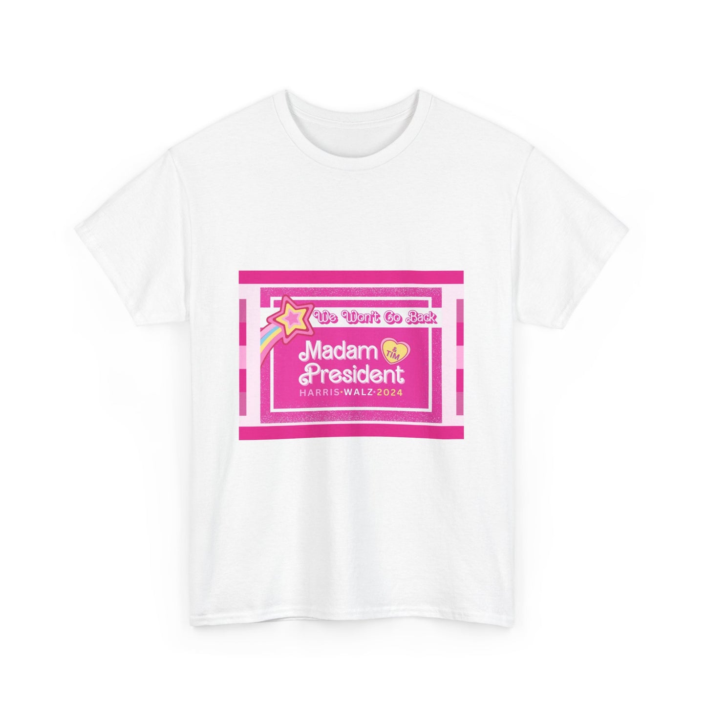 WE AREN'T GOING BACK PINK TEE