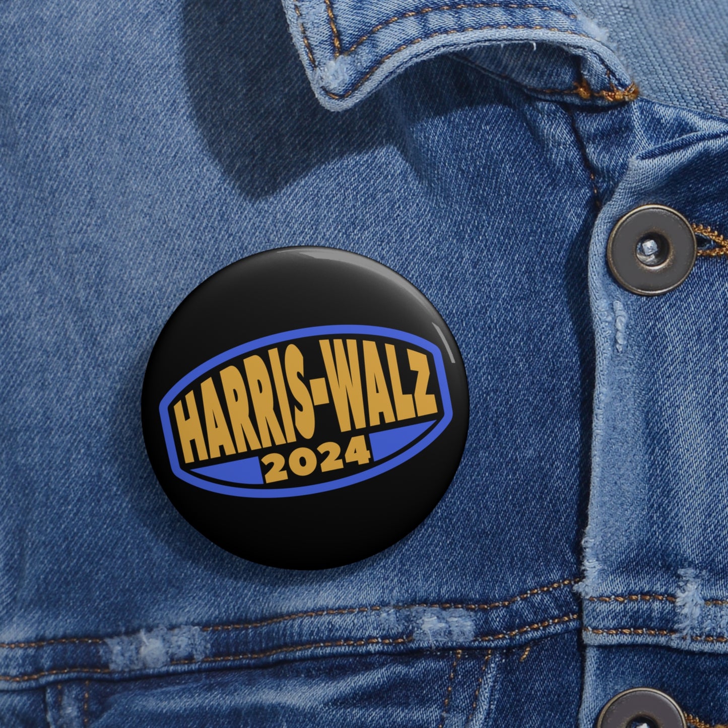 HARRIS WALZ 2024 PIN BUTTON