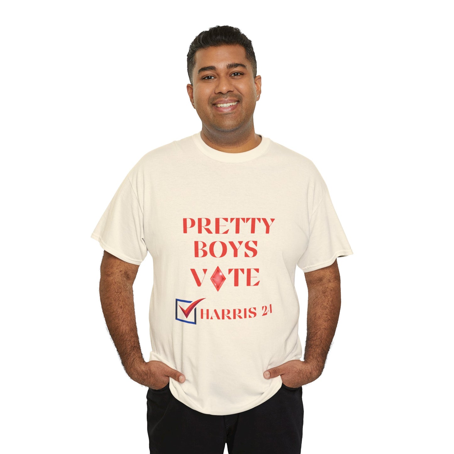 PRETTY BOYS VOTE HARRIS T-SHIRT