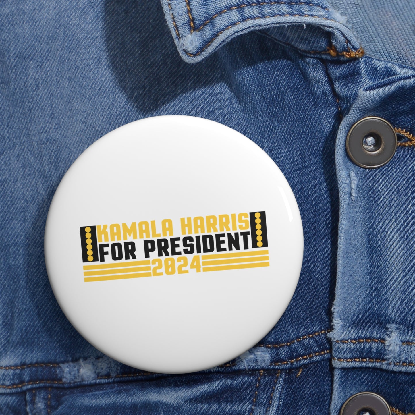 FOR PRESIDENT 2024 PIN BUTTON