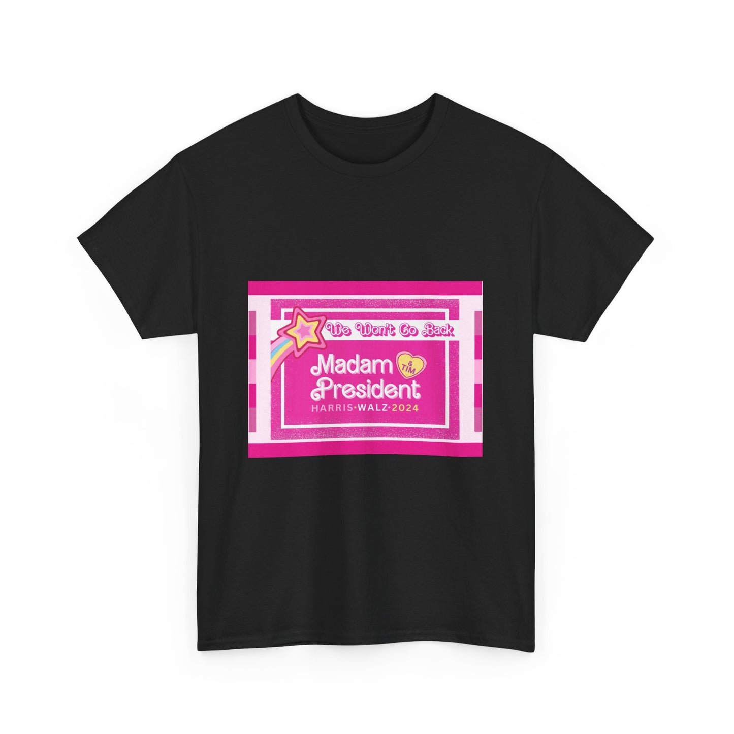 WE AREN'T GOING BACK PINK TEE