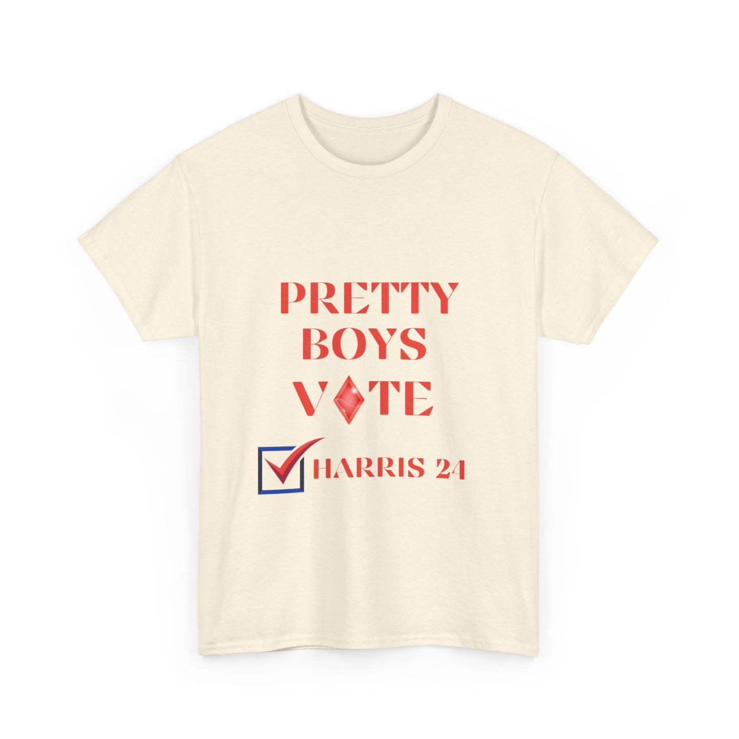 PRETTY BOYS VOTE HARRIS T-SHIRT