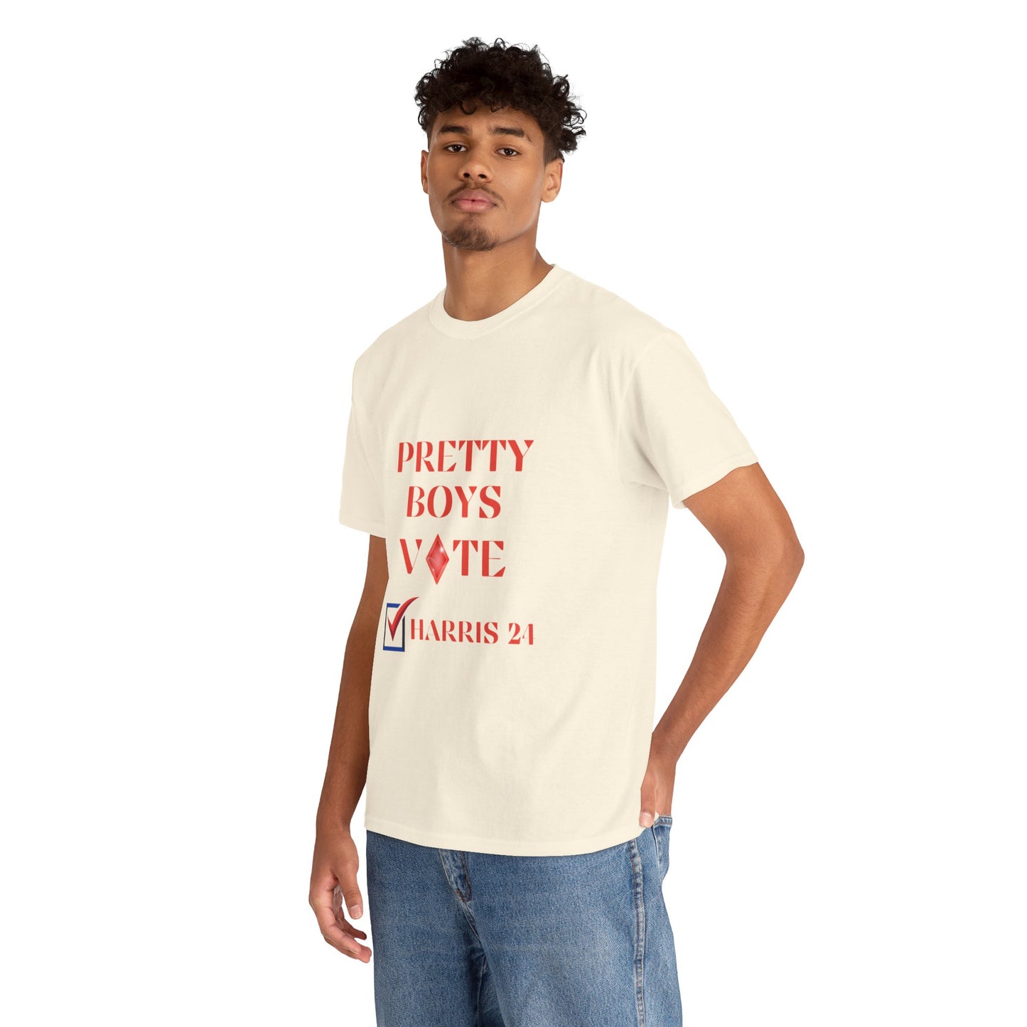 PRETTY BOYS VOTE HARRIS T-SHIRT