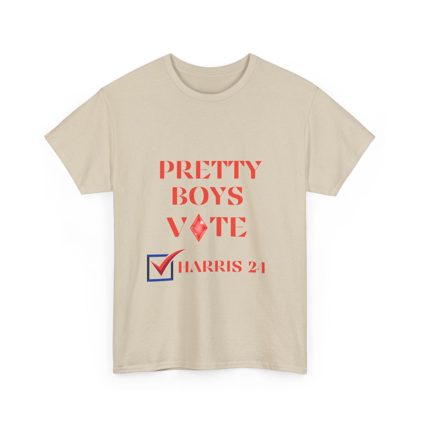 PRETTY BOYS VOTE HARRIS T-SHIRT