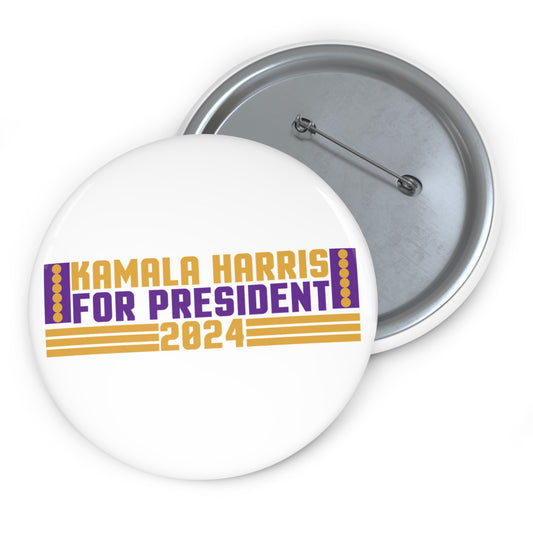 FOR PRESIDENT 2024 PIN BUTTON