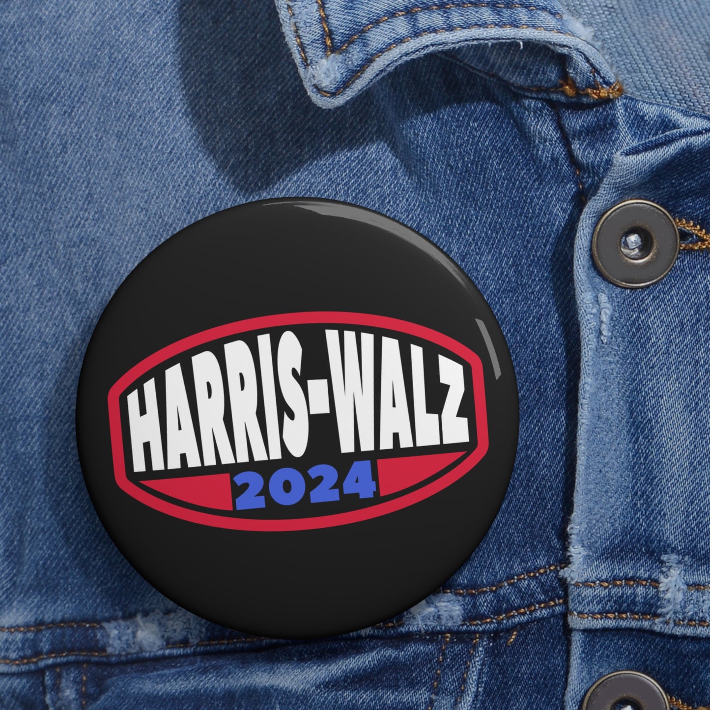 HARRIS WALZ 2024 PIN BUTTON