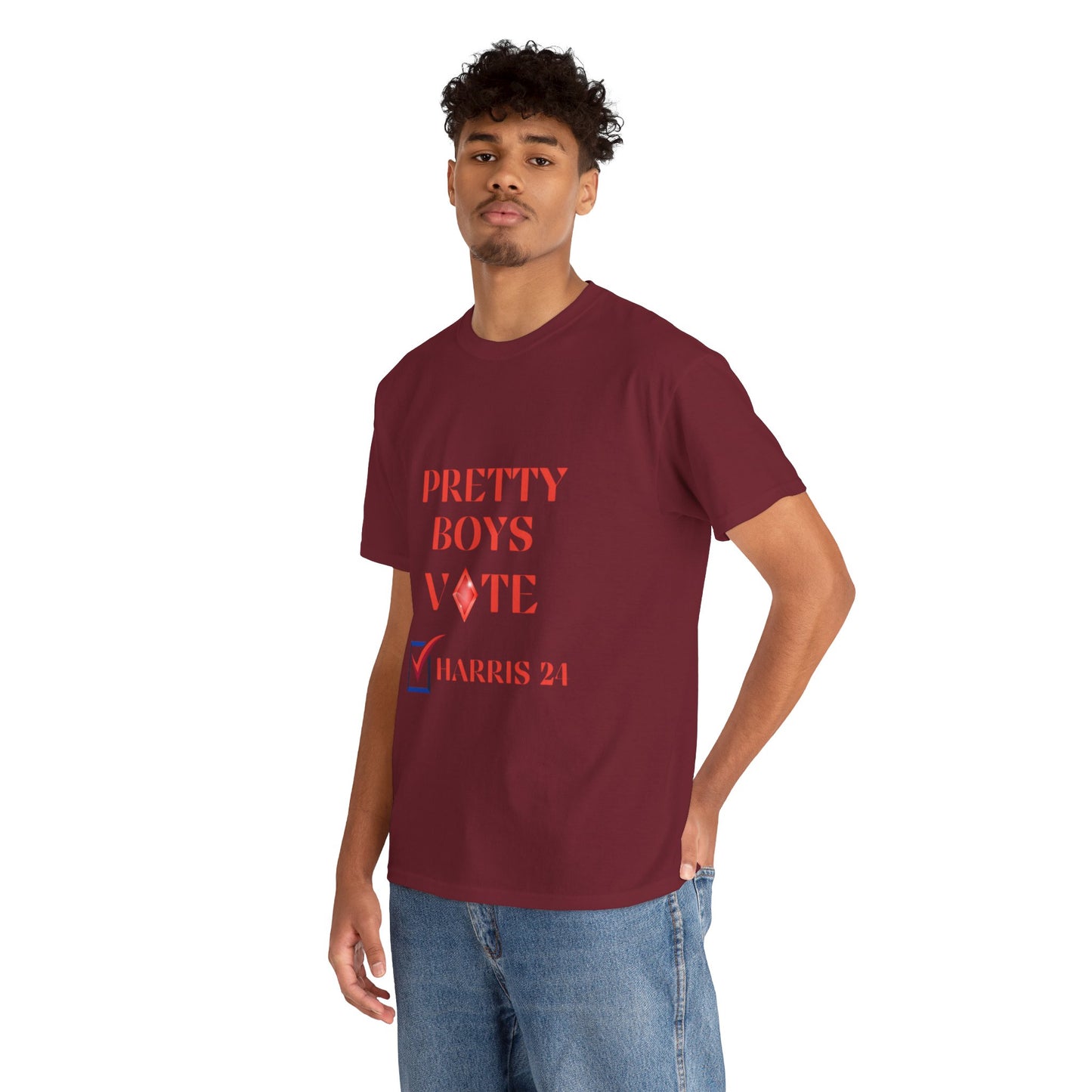 PRETTY BOYS VOTE HARRIS T-SHIRT