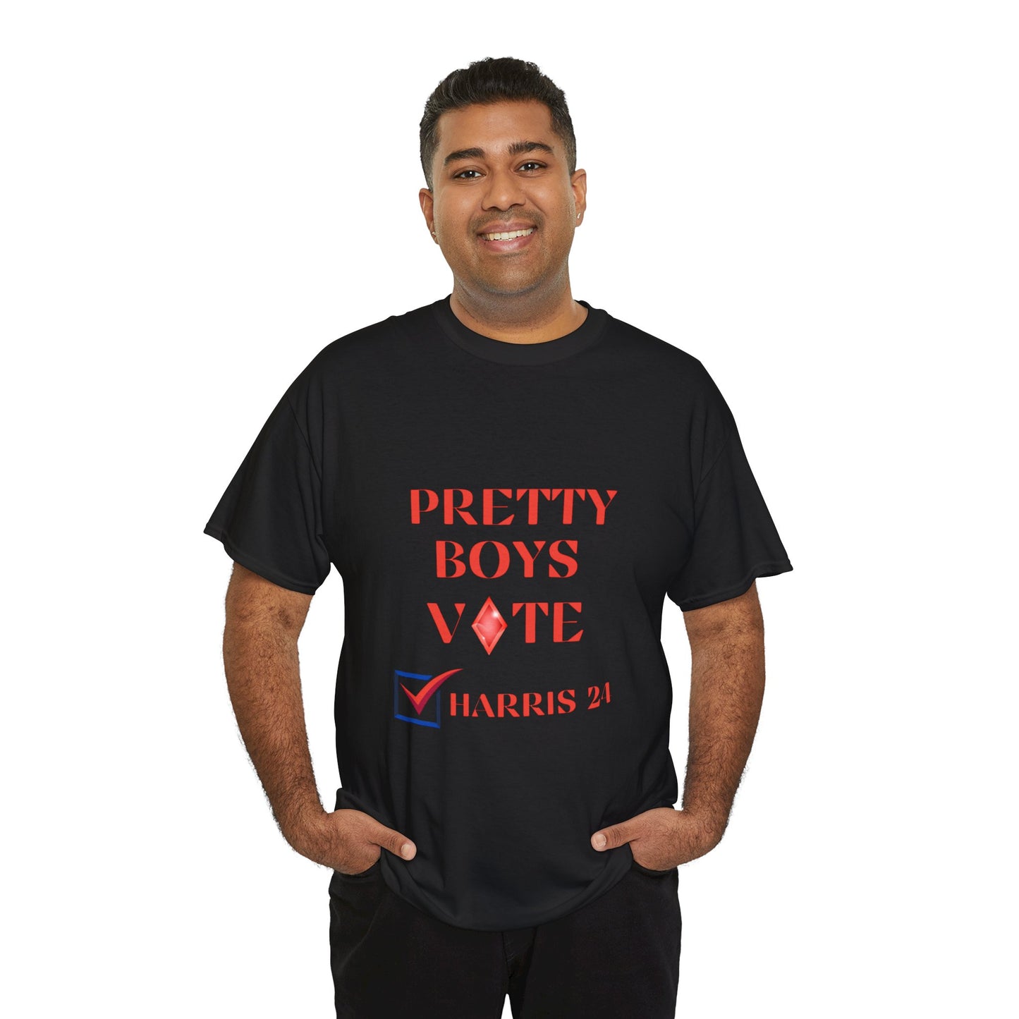 PRETTY BOYS VOTE HARRIS T-SHIRT