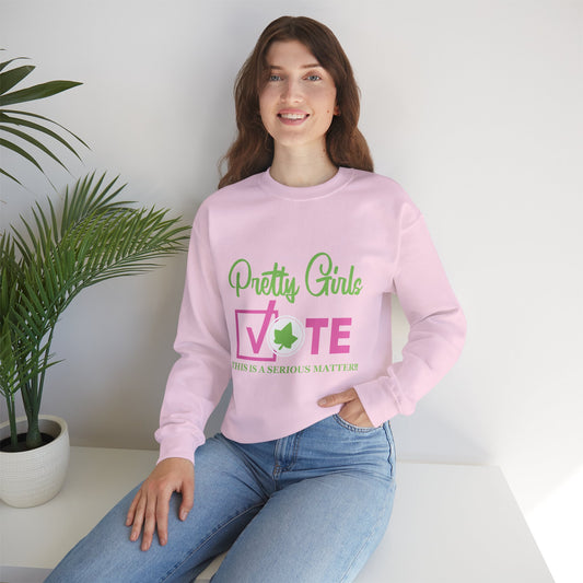 PRETTY GIRL VOTE SWEATSHIRTS