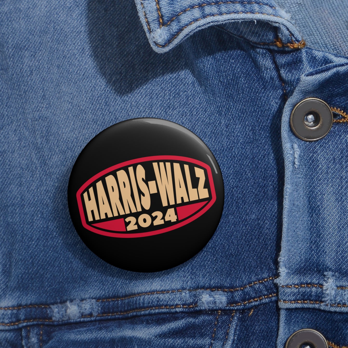 HARRIS WALZ 2024 PIN BUTTON