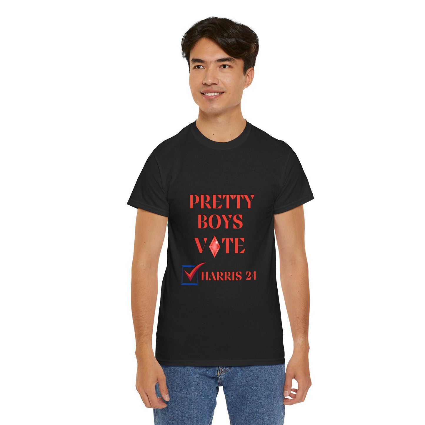 PRETTY BOYS VOTE HARRIS T-SHIRT