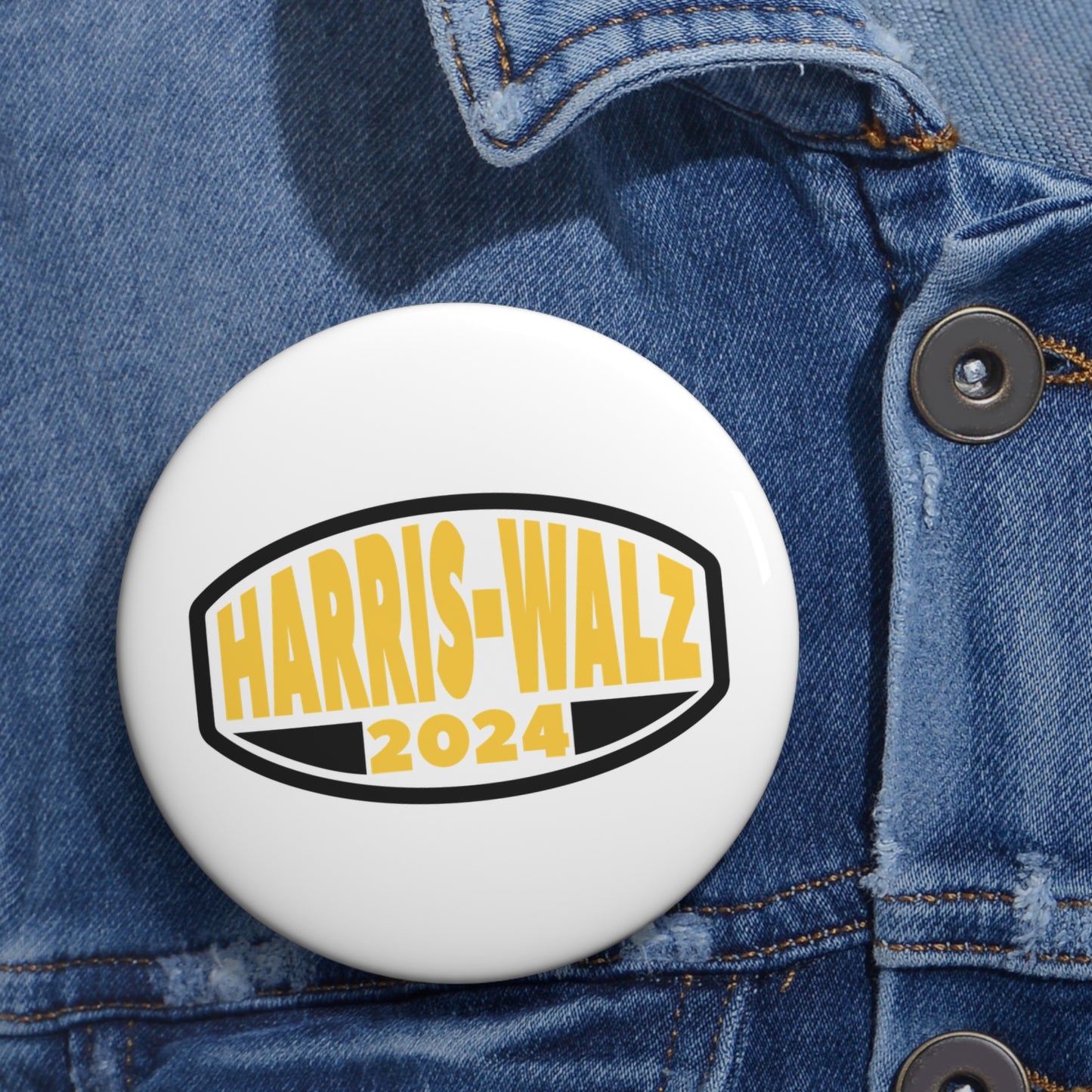 HARRIS WALZ 2024 PIN BUTTON