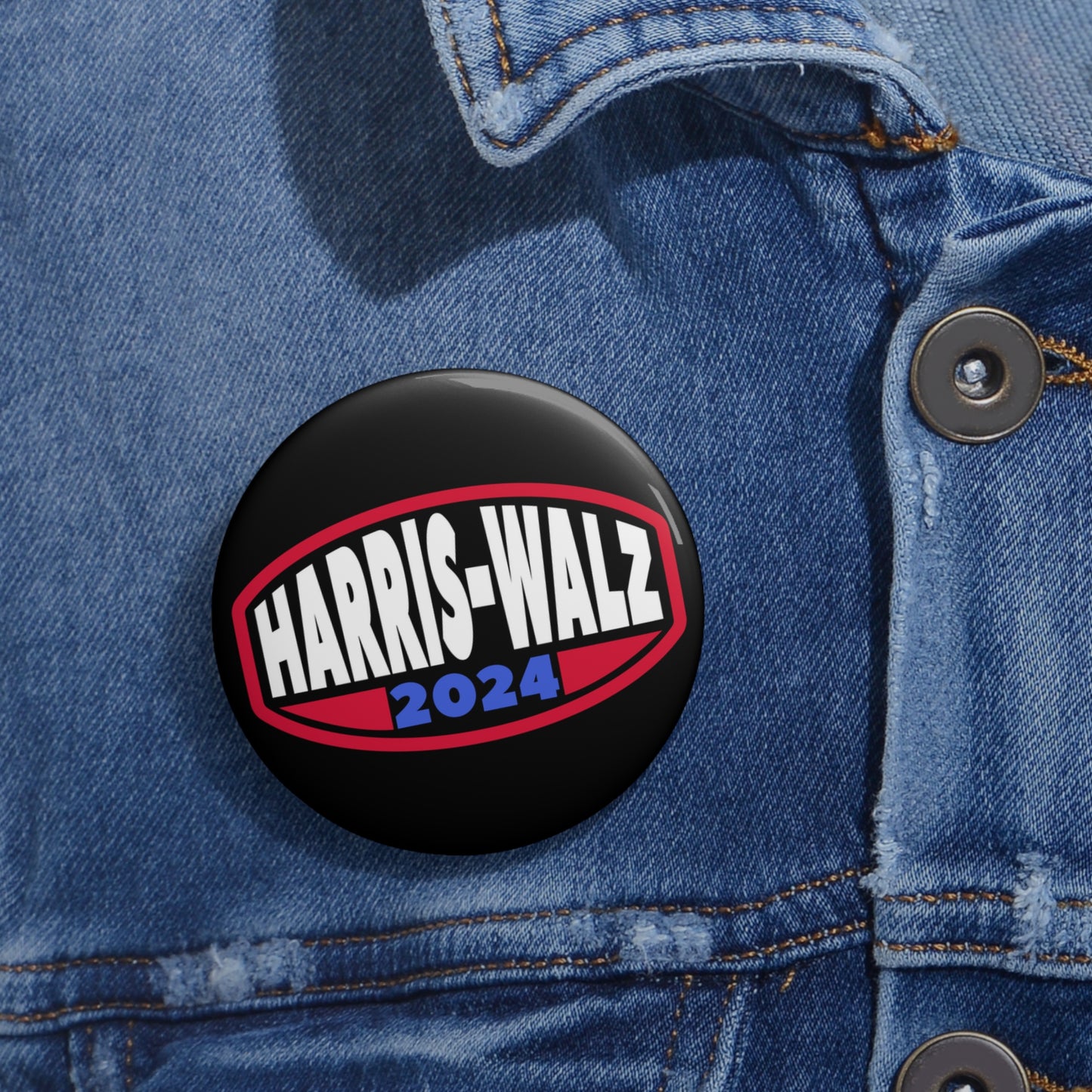 HARRIS WALZ 2024 PIN BUTTON