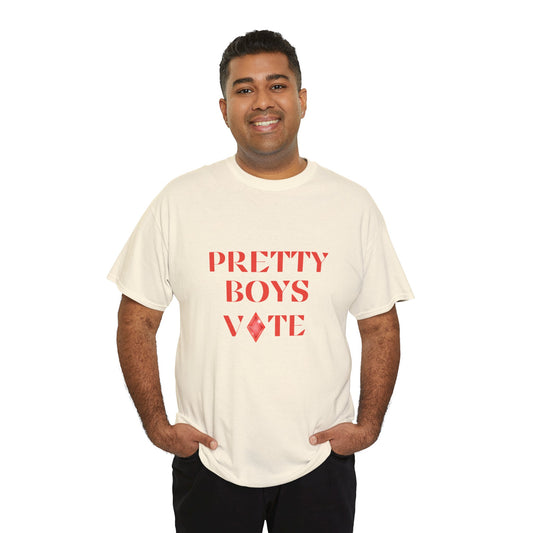 PRETTY BOYS VOTE T-SHIRT