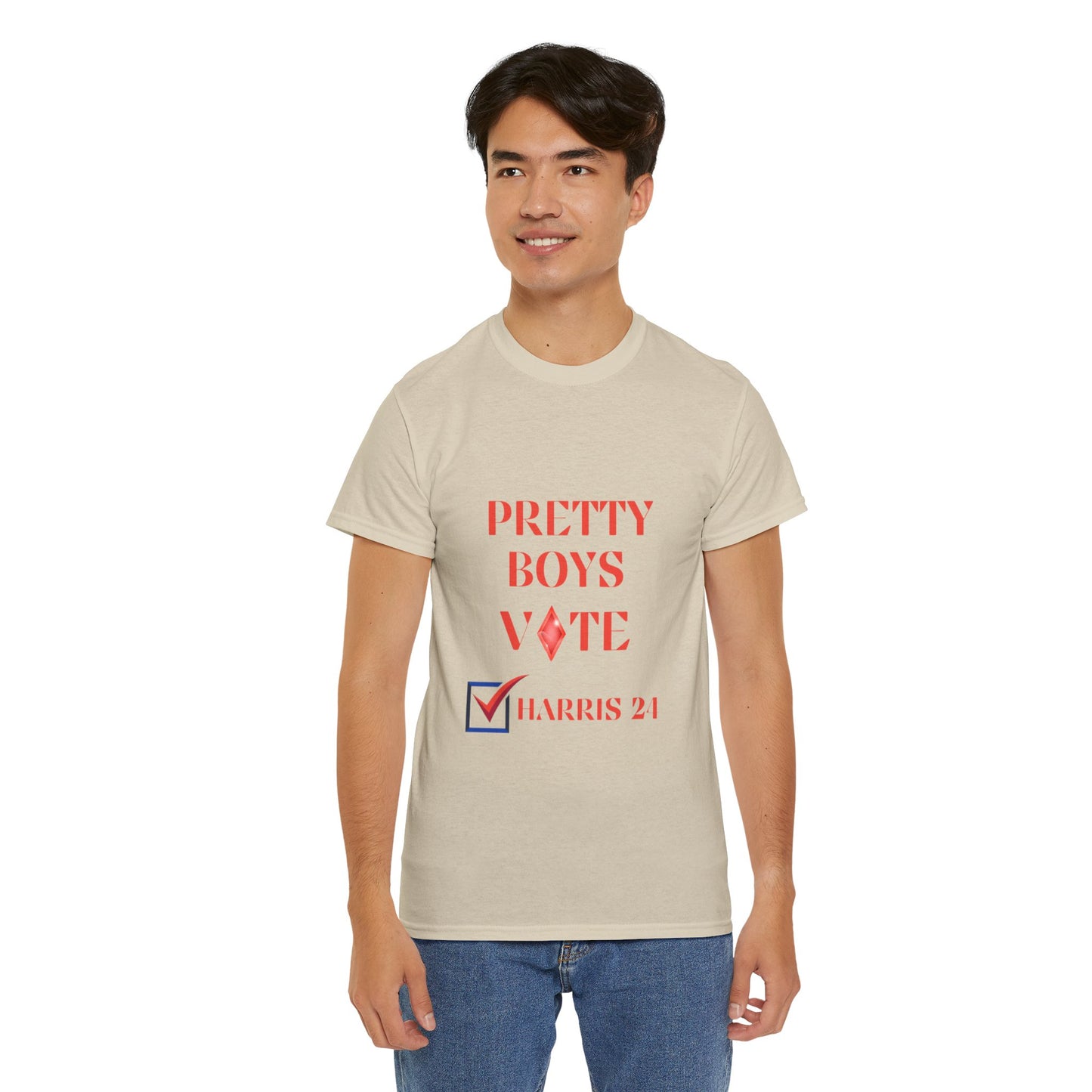 PRETTY BOYS VOTE HARRIS T-SHIRT