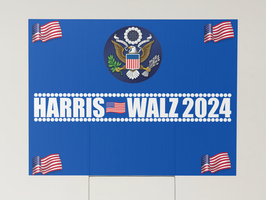 HARRIS-WALZ YARD SIGN