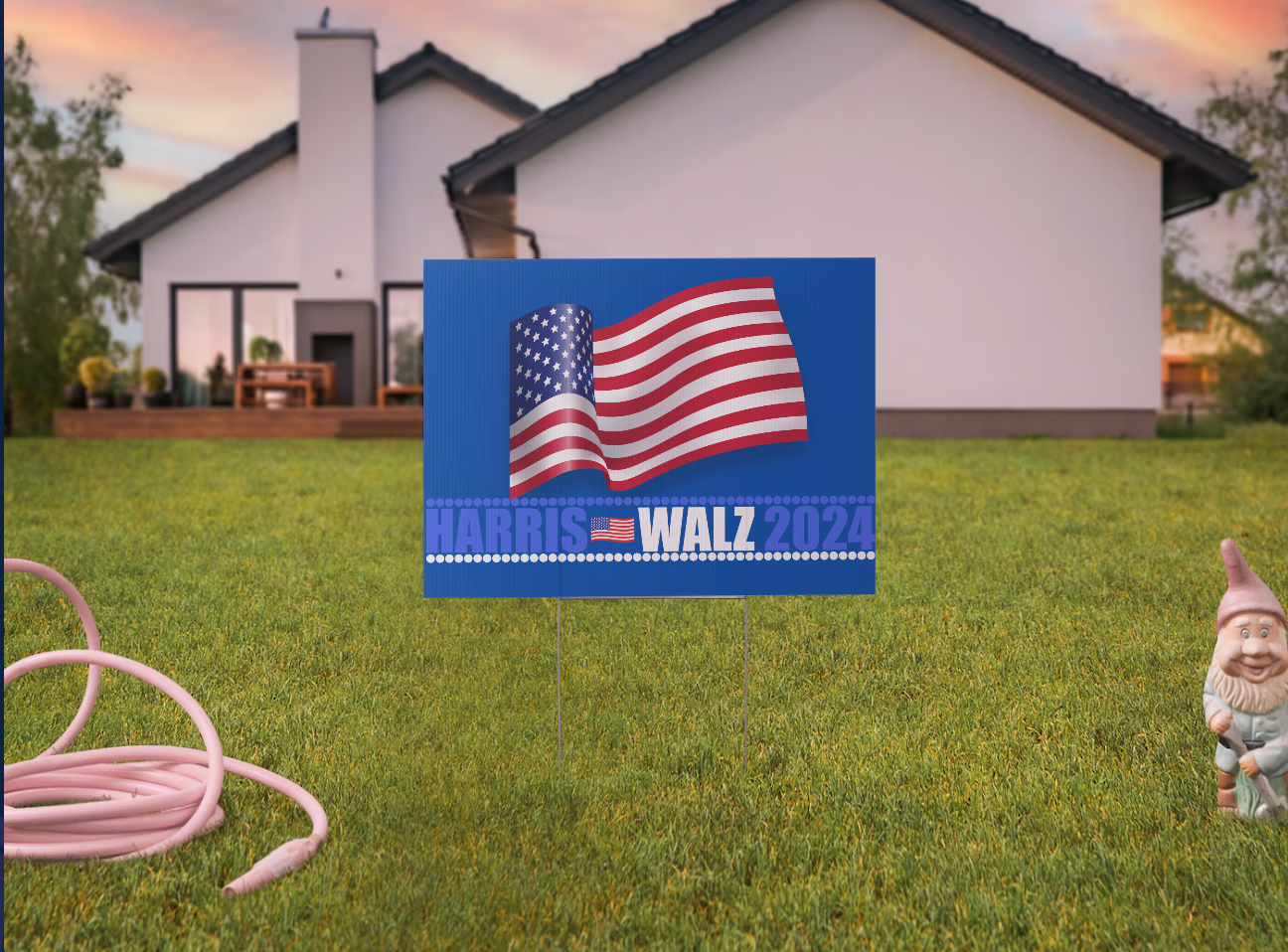 HARRIS-WALZ YARD SIGN