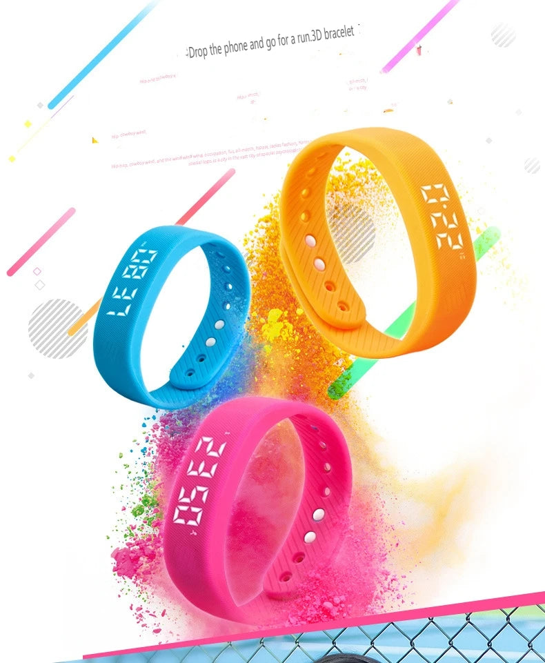 Smart Bracelet LED Digital Waterproof Smart Clock Smartband