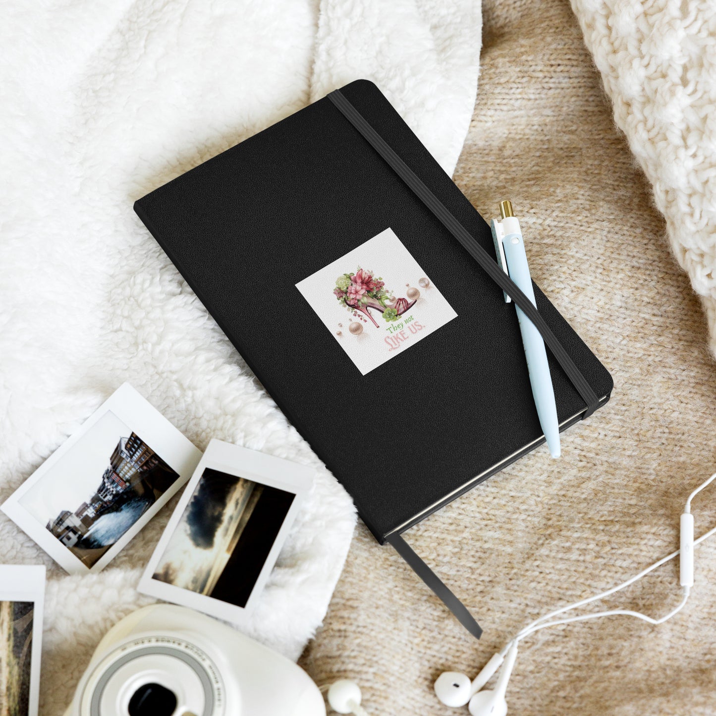 Hardcover bound notebook