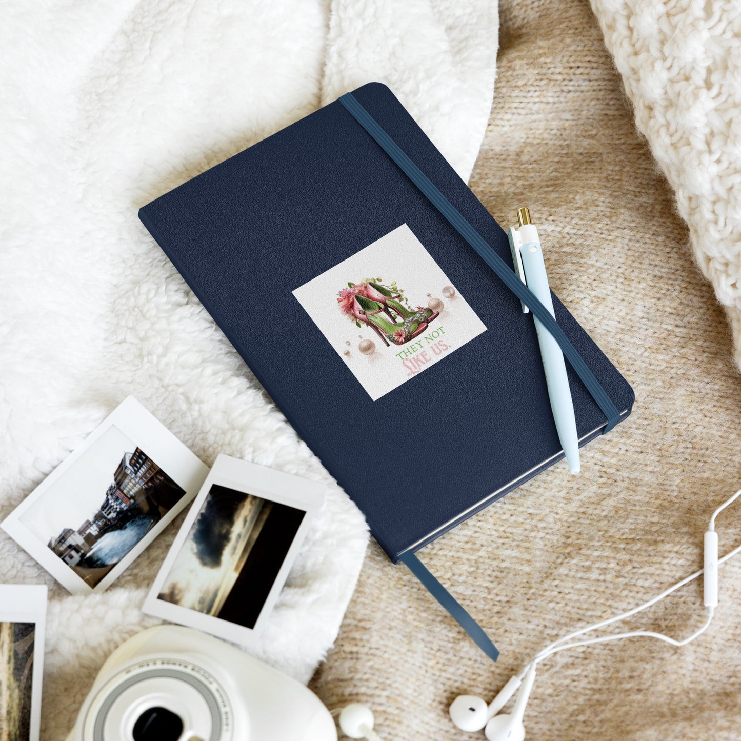 Hardcover bound notebook