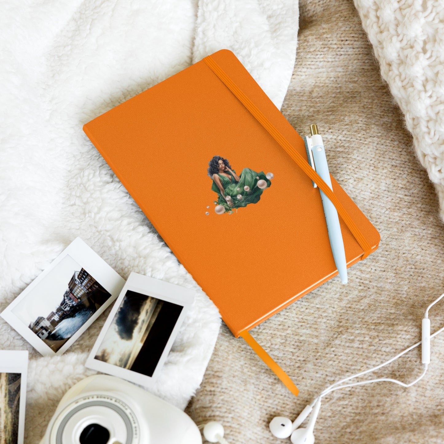 Hardcover bound notebook