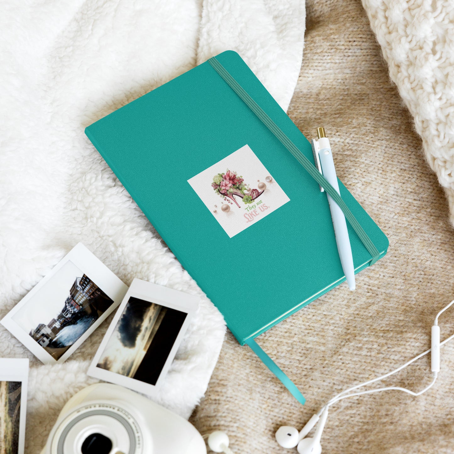 Hardcover bound notebook